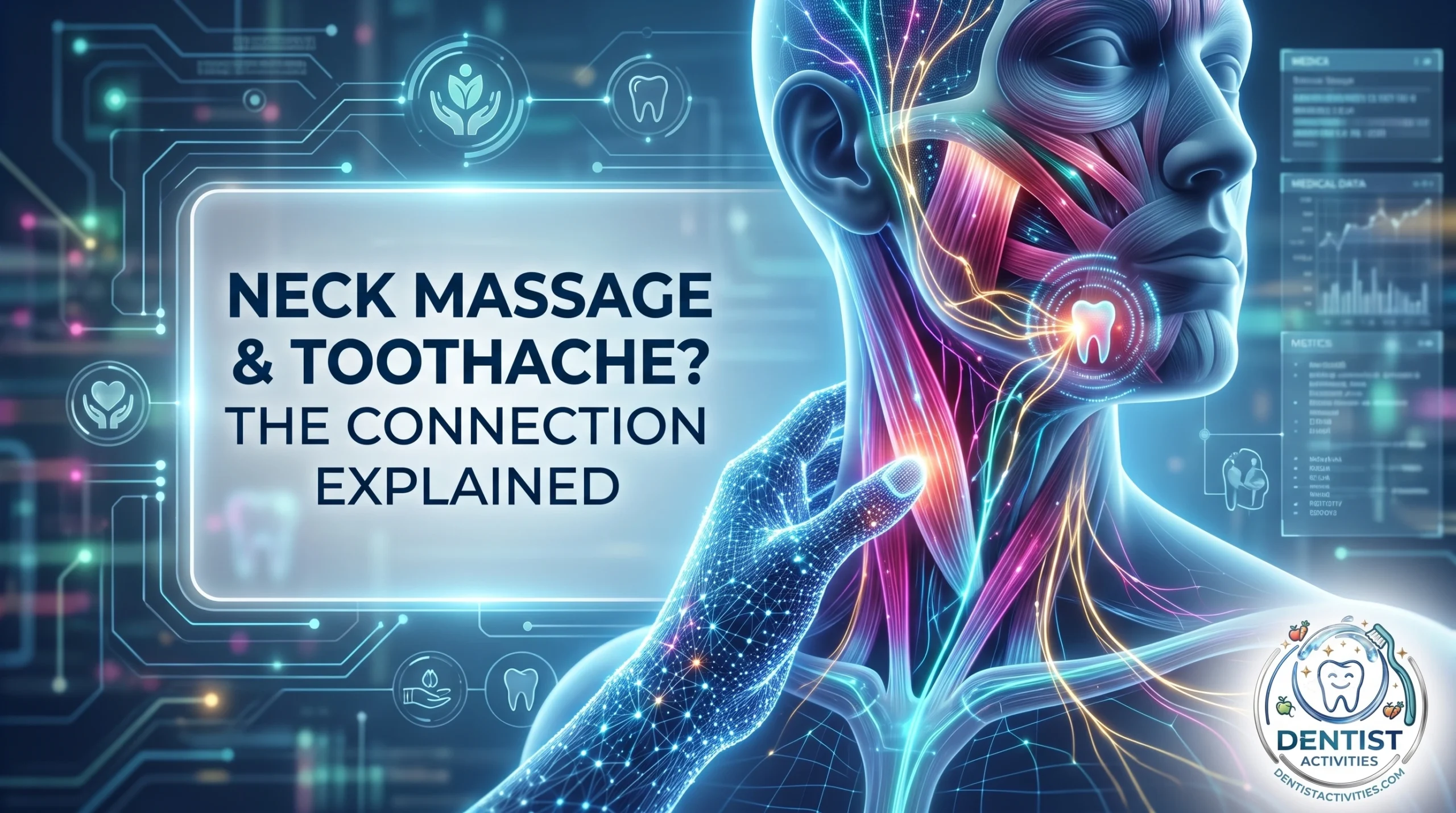can massaging the muscle in the neck cause a toothache
