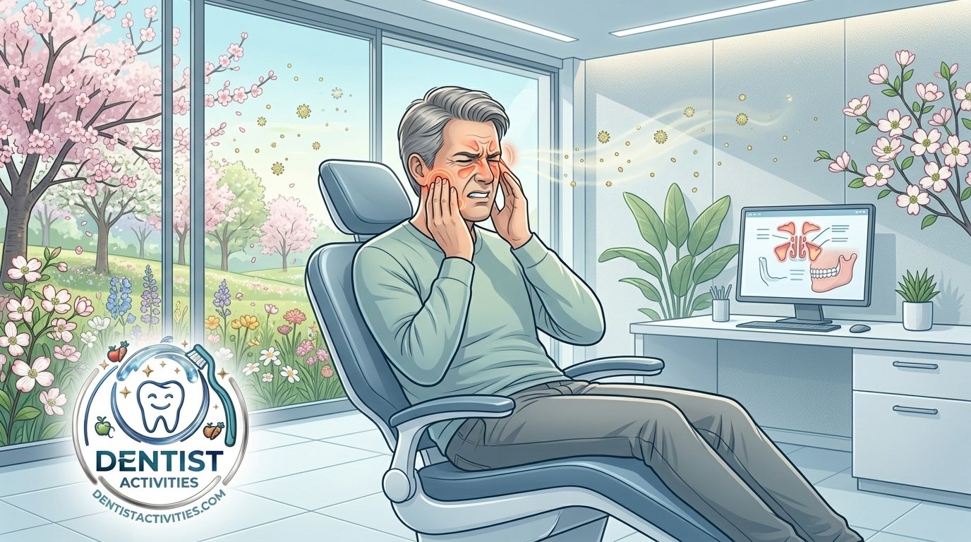 jaw pain with allergies