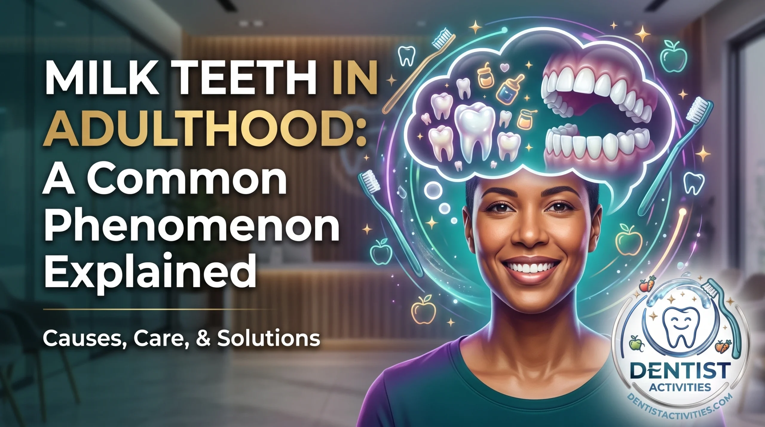 milk teeth in adulthood