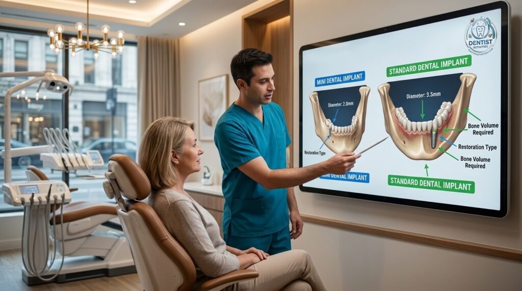 Mini Dental Implants vs Standard for Aesthetics: A Clinical & Patient Perspective